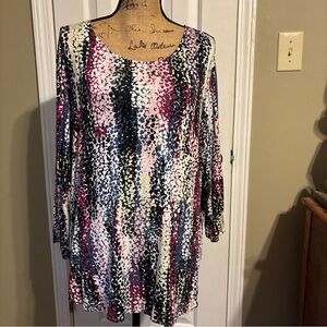 Philosophy Colorful Long Sleeve Top